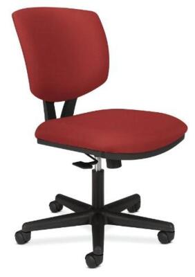 DESCRIPTION: (1) TASK CHAIR BRAND/MODEL: HON/H5701.GA42.T INFORMATION: CRIMSON RED/WITH NO ARMS RETAIL$: 154.98 SIZE: 35-3/4-40"H X 25-3/4"W X 25-3/4"