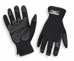 DESCRIPTION: (12) MECHANICS GLOVES BRAND/MODEL: CONDOR/2XRR8 INFORMATION: BLACK/SPANDEX/NYLON RETAIL$: 16.70 EACH SIZE: SMALL QTY: 12