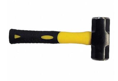 DESCRIPTION: (2) BIG MALLET BRAND/MODEL: CONTEND/5EJM9 INFORMATION: BLACK & YELLOW/CARBON STEEL RETAIL$: 17.44 EACH SIZE: 4.33"HEAD LENGTH X 1.69"FACE