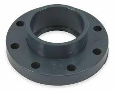 (4) PVC PIPE FITTING VAN STONE FLANGE