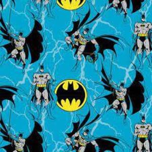 (2) ROLLS OF COTTON BATMAN FABRIC