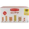 (1) 40 PIECE SET OF FOOD STORAGE CONTAINERS