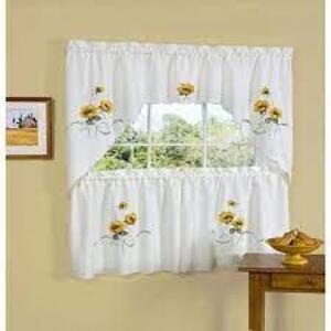 (3) WINDOW CURTAIN SET