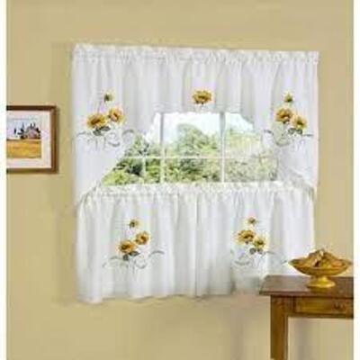 (3) WINDOW CURTAIN SET