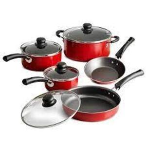 (1) 9 PIECE COOKWARE SET