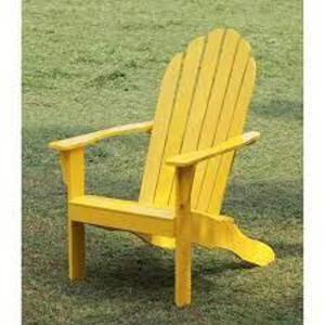 (1) WOOD ADIRONDACK CHAIR