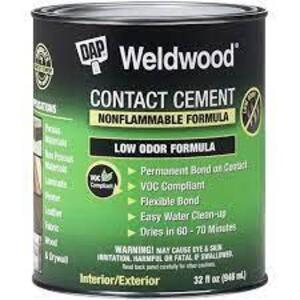 (2) NONFLAMMABLE CONTACT CEMENT