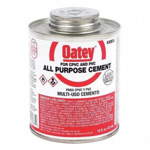 (2) CLEAR SOLVENT CEMENT