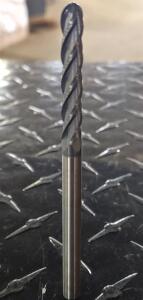 DESCRIPTION: (1) 4 FLUTE SOLID CARBIDE SQ. END MILL BRAND/MODEL: SGS 31930 RETAIL$: 74.72 EA SIZE: 1/4" CUT/SHANK 1*1/2" LOC QTY: 1