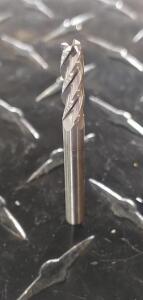 DESCRIPTION: (1) SOLID CARBIDE DURO MILL SQ. END MILL BRAND/MODEL: IMCO 39629 RETAIL$: $119.10 SIZE: 3/16" DIA 5/8" LOC QTY: 1