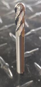 DESCRIPTION: (1) CARBIDE SQ, END MILL BRAND/MODEL: ACCUPRO 00052597 RETAIL$: $37.89 SIZE: 1/4" DIA 3/8" LOC QTY: 1