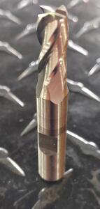 DESCRIPTION: (2) COBALT SQ. END MILL BRAND/MODEL: HERTEL 74128349 RETAIL$: $19.47 SIZE: 8mm 3/4" LOC 3/8" SD QTY: 2