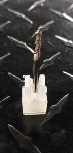 DESCRIPTION: (1) SOLID CARBIDE SQ. END MILL BRAND/MODEL: KENNAMETAL 5058632 RETAIL$: $17.60 SIZE: 1/8" DIA 3/8" LOC QTY: 1