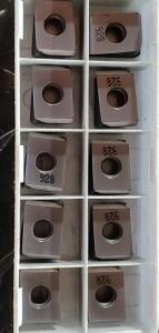 DESCRIPTION: (10) CARBIDE MILLING INSERTS BRAND/MODEL: ISCAR HTP LNHT 16061.2X45ER IC928 RETAIL$: $ 43.97 PER INSERT QTY: 10