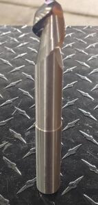 DESCRIPTION: (1) HIGH PERFORMANCE CARBIDE REDUCED NECK END MILL BRAND/MODEL: DATA FLUTE HSML20750 .150 RAD RETAIL$: $236.50 SIZE: 3/4" DIA 1" FL LNGTH