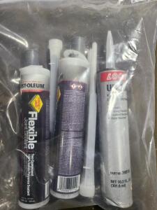 (1) LOT OF (3) CONTAINERS OF SEALANT