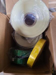 (1) BOX OF MISC TAPE