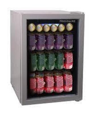 DESCRIPTION: (1) BEVERAGE CENTER BRAND/MODEL: FRIGIDAIRE #EFMIS9000 RETAIL$: $178.00 EA SIZE: 88 CAN 25 BOTTLE QTY: 1