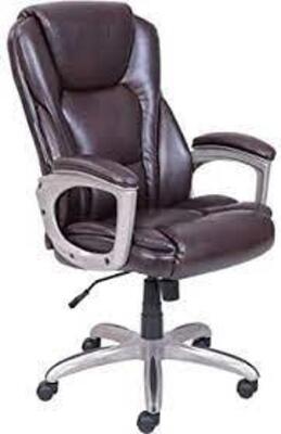 DESCRIPTION: (1) MANAGER OFFICE CHAIR BRAND/MODEL: SERTA #45752 INFORMATION: BROWN RETAIL$: $150.00 EA QTY: 1