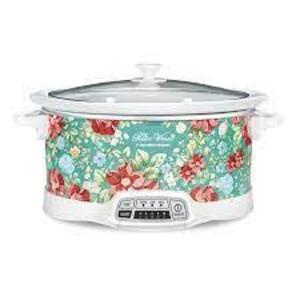 DESCRIPTION: (1) VINTAGE SLOW COOKER BRAND/MODEL: PIONEER WOMAN INFORMATION: FLORAL RETAIL$: $60.00 EA SIZE: 7 QT QTY: 1