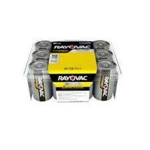 DESCRIPTION: (2) PACKS OF (12) D BATTERIES BRAND/MODEL: RAYOVAC ULTRA PRO RETAIL$: $16.79 EA QTY: 2