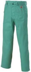 DESCRIPTION: (5) PAIRS OF WELDING PANTS BRAND/MODEL: REVCO #910 GREEN INFORMATION: GREEN RETAIL$: $21.00 EA SIZE: SIZE 50 QTY: 5