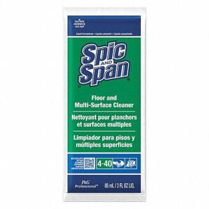 DESCRIPTION: (8) FLOOR CLEANER PACKET CONCENTRATE BRAND/MODEL: SPIC AND SPAN #2NDT3 INFORMATION: GREEN SIZE: 3 OZ QTY: 8