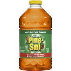 DESCRIPTION: (1) MULTI SURFACE CLEANER BRAND/MODEL: PINE SOL INFORMATION: PINE RETAIL$: $10.00 EA SIZE: MAKES 72 GALLON QTY: 1