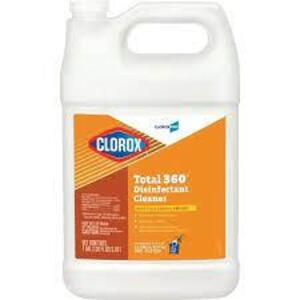 DESCRIPTION: (2) TOTAL 360 DISINFECTANT CLEANER BRAND/MODEL: COLORX RETAIL$: $38.00 EA SIZE: 1 GALLON QTY: 2