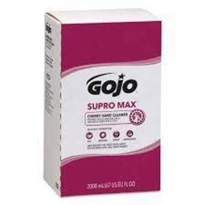 DESCRIPTION: (2) HAND CLEANER BRAND/MODEL: GOJO SUPRO MAX INFORMATION: FLORAL SCENT RETAIL$: $21.99 EA SIZE: 2000 ML QTY: 2