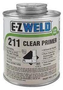 DESCRIPTION: (2) CLEAR PRIMER BRAND/MODEL: EZ WELD 211 RETAIL$: $10.35 EA SIZE: 8 OZ QTY: 2