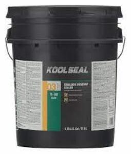 DESCRIPTION: (1) EMULSION DRIVEWAY SEALER AND FILLER BRAND/MODEL: KOOL SEAL #36MV60 RETAIL$: $46.75 SIZE: 5 GALLON QTY: 1