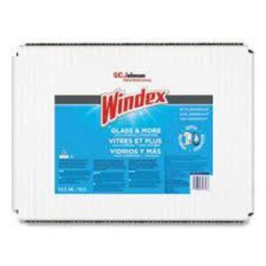 DESCRIPTION: (1) CASE OF GLASS CLEANER BRAND/MODEL: WINDEX RETAIL$: $65.90 SIZE: 5 GALLON QTY: 1