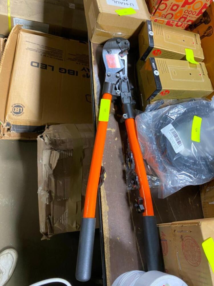 DESCRIPTION (1) RACHET CRIMPER BRAND/MODEL THOMAS & BETTS/TBM5S