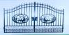 14' DUAL SWING WROUGHT IRON ENTRANCE GATE - 2