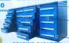 STEELMAN 7' STORAGE CABINETS WITH WORKBENCH- 20 DRAWERS (BLUE) - 2