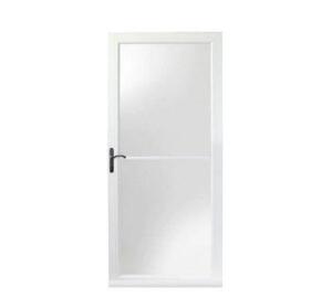 36 IN. X 80 IN. 3000 SERIES WHITE LEFT-HAND SELF-STORING EASY INSTALL STORM DOOR