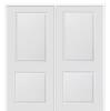 62" X 80" 2-PANEL FLAT HOLLOW-CORE INTERIOR DOUBLE DOOR UNIT - 7