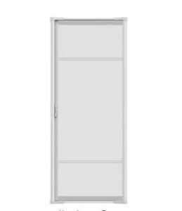 36 IN. X 81 IN. BRISA WHITE STANDARD RETRACTABLE SCREEN DOOR