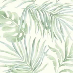 (6) - ROLLS OF LIGHT GREEN CANDICE OLSON 27" L X 27" W WALLPAPER