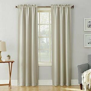 (7) - PEARL EASTON BLACKOUT ROD POCKET CURTAIN PANELS