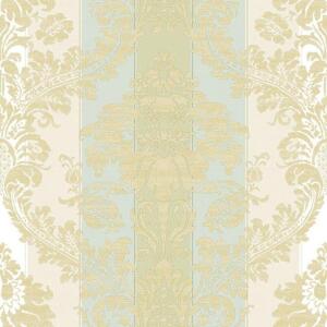 (6) - ROLLS OF ITALIAN DAMASKS CREAM WALLPAPER