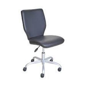 DESCRIPTION: (1) FAUX LEATHER OFFICE CHAIR BRAND/MODEL: MAINSTAYS INFORMATION: BLACK RETAIL$: $60.00 EA SIZE: IMAGES ARE FOR ILLUSTRATION PURPOSES ONL