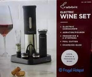 DESCRIPTION: (1) ELECTRIC WINE SET BRAND/MODEL: RABBIT #3163384 RETAIL$: $50.00 EA QTY: 1