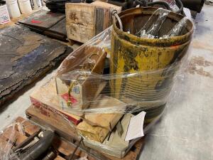 LARGE PALLET OF ASSORTED ROOFING SUPPLIES AND MATERIALS