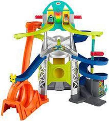 DESCRIPTION: (1) LITTLE PEOPLE LAUNCH AND LOOP RACEWAY BRAND/MODEL: FISHER-PRICE RETAIL$: $50.00 EA QTY: 1