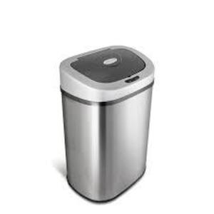 DESCRIPTION: (1) MOTION SENSOR TRASH CAN BRAND/MODEL: MAINSTAYS INFORMATION: STAINLESS RETAIL$: $50.00 EA SIZE: 13.2 GALLON QTY: 1