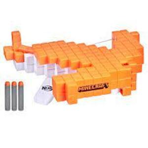 DESCRIPTION: (1) DART BLASTING CROSSBOW BRAND/MODEL: NERF MINECRAFT PILLAGER'S CROSSBOW RETAIL$: $26.48 EA QTY: 1