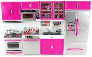 DESCRIPTION: (1) DOLL PLAYSET BRAND/MODEL: MY MODERN KITCHEN #66035 RETAIL$: $40.00 EA QTY: 1