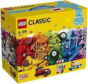 DESCRIPTION: (1) BRICKS AND WHEELS SET BRAND/MODEL: LEGO CLASSICS #6213431 RETAIL$: $40.00 EA QTY: 1